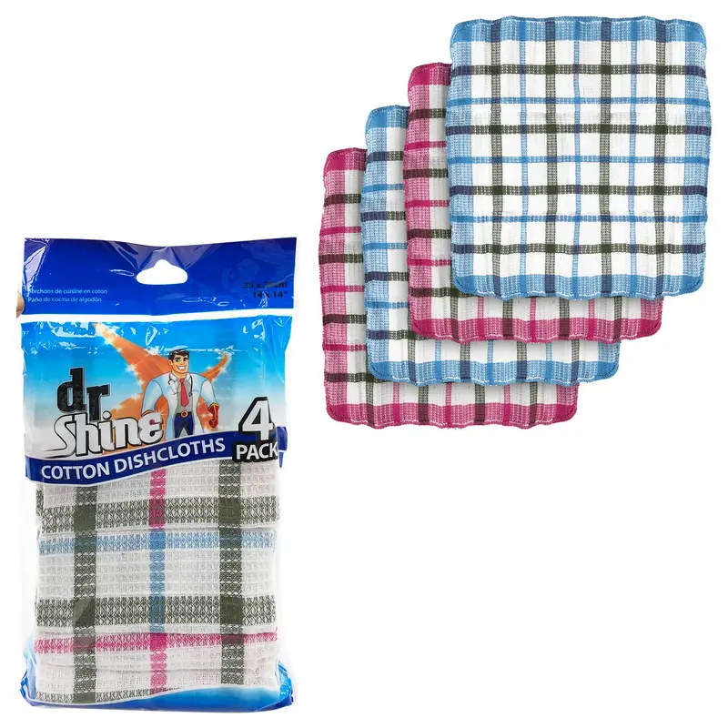 Microfiber Cleaning Cloths – 4-Pack Heavy-Duty Dusting & Wiping Set 1