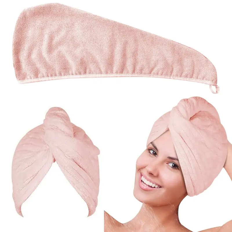 Microfiber Hair Turban Towel – 24 X 63 Cm 1