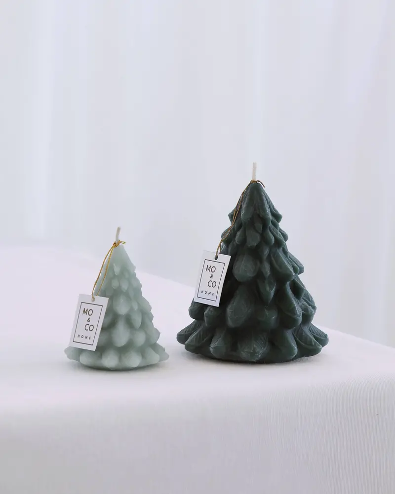 Mo&Co Sculpted Beeswax Tree Ornament – Large Handcrafted Centerpiece 1