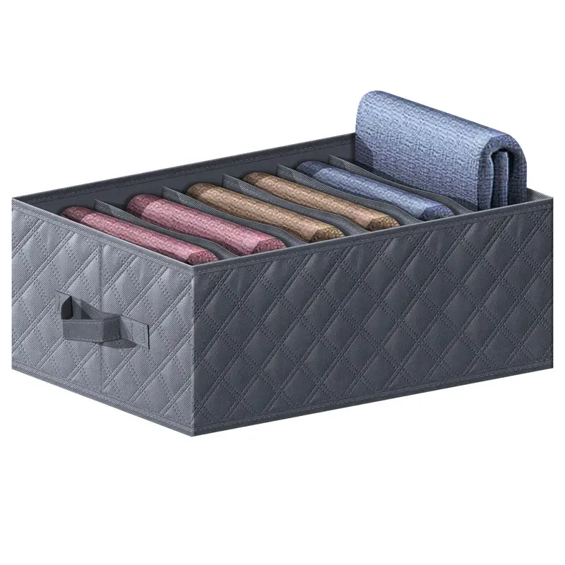 Modular 6-Section Storage Basket – Stackable & Space-Saving 1