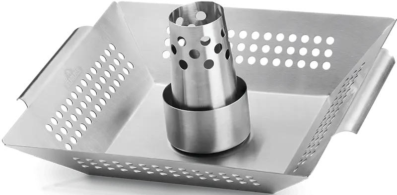 Napoleon 56024 Stainless Steel Chicken Roaster & Wok Combo 1