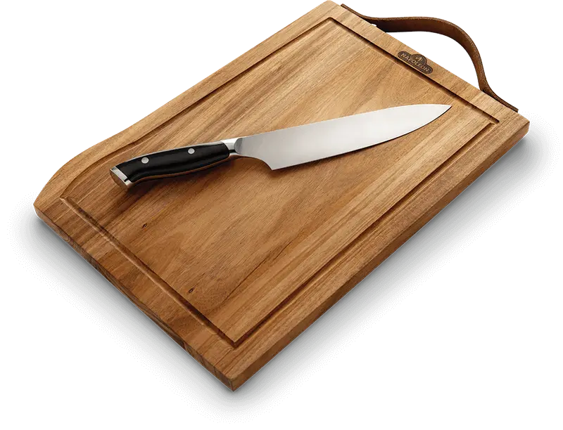 Napoleon 70039 Premium Cutting Board And Chef Knife Set For Grilling Stations 1