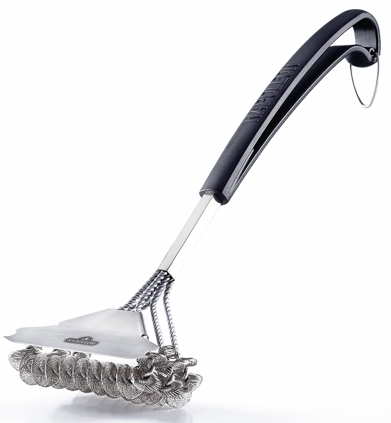 Napoleon Bristle-Free Triple-Row Grill Brush – Safe, Durable Stainless Steel Design 1
