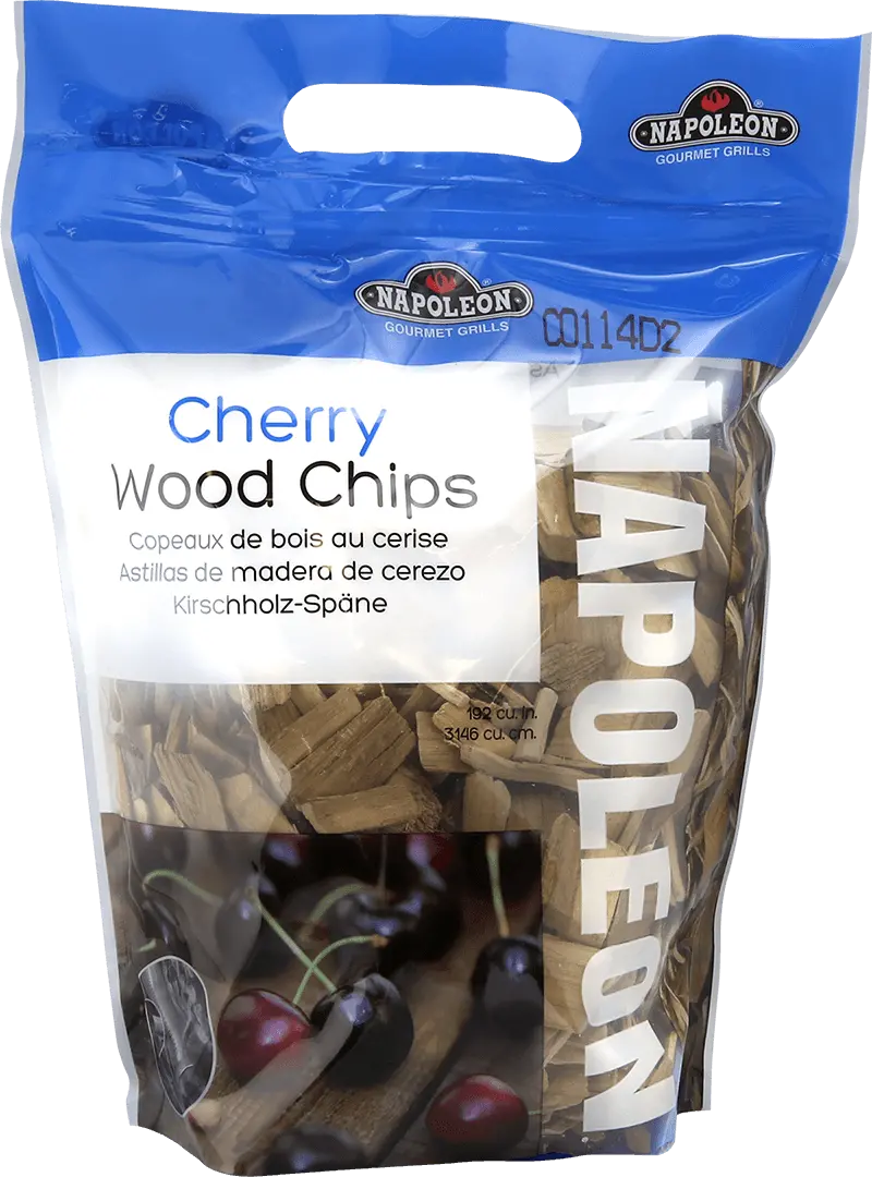 Napoleon Cherry Wood Smoking Chips – 2 Lb Bag For Sweet, Fruity Smoke 1