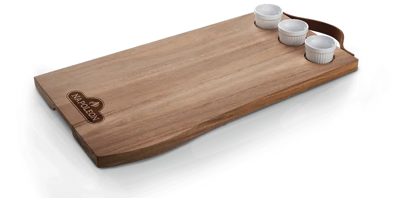 Napoleon Hardwood Charcuterie Board – 18" X 12" Serving Platter 1