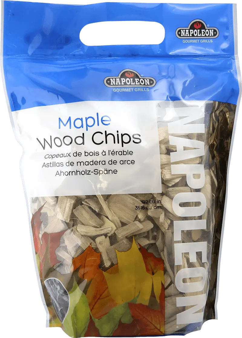 Napoleon Maple Wood Smoking Chips – 2 Lb Bag For Flavorful Grilling 1