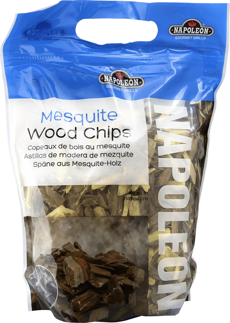 Napoleon Mesquite Wood Chips – 2 Lb Bag For Smoker & Charcoal Grill Flavor 1
