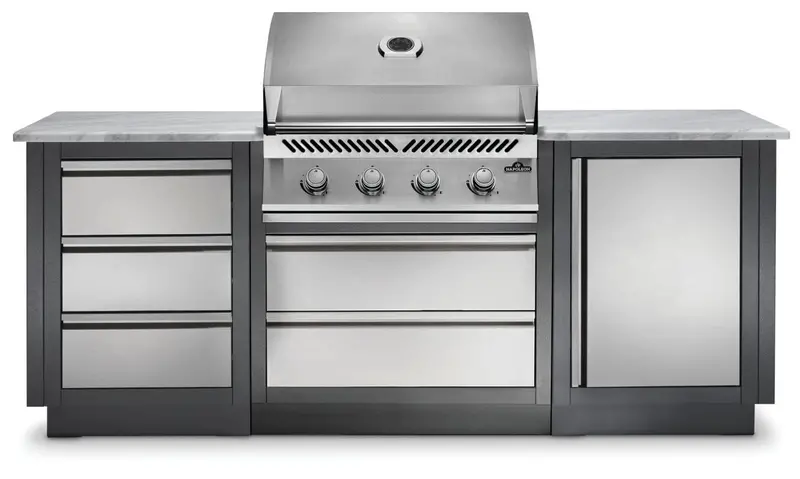 Napoleon Oasis 100 Built-In Outdoor Kitchen With 500 Series 32-Inch Grill 1