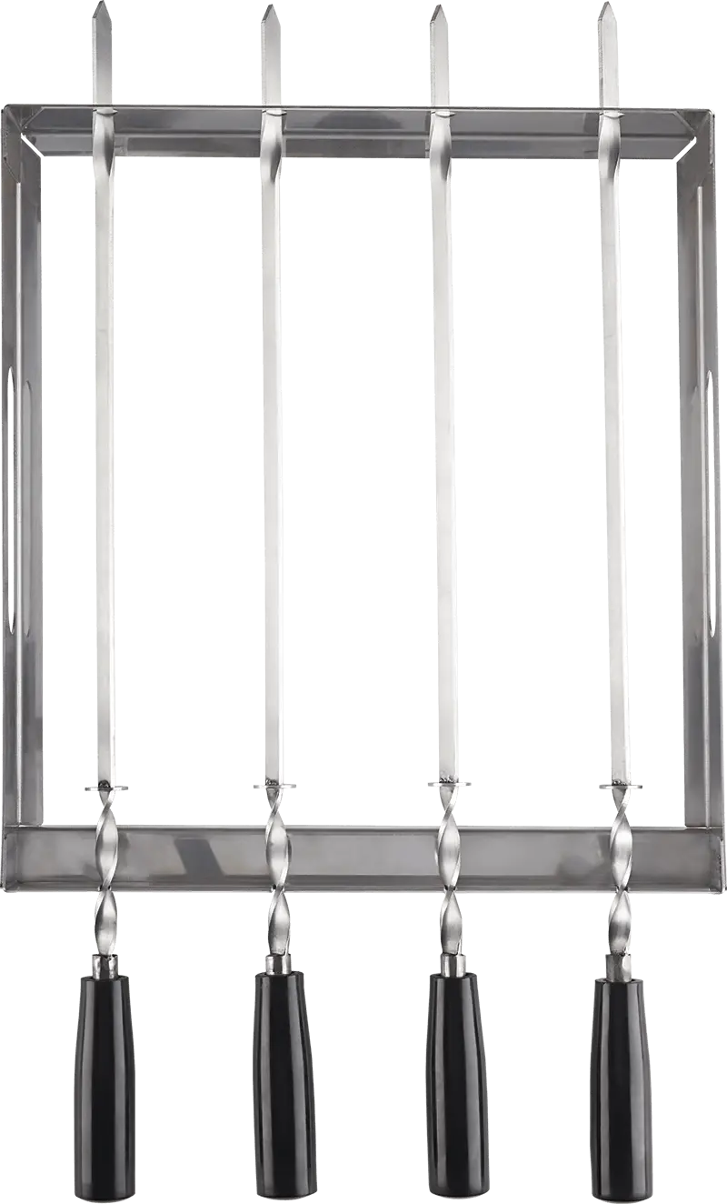 Napoleon Pro 70014 Rotating Stainless Steel Skewer Rack For Uniform Cooking 1
