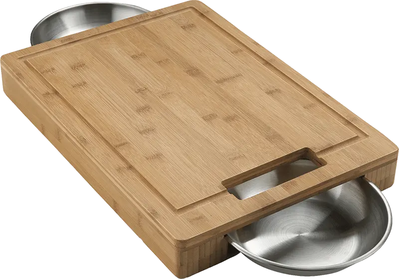 Napoleon Professional Cutting Board Set With 2 Stainless Steel Bowls (Model 70012) 1