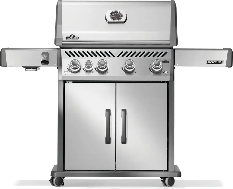 Napoleon Rogue Pro 525 Sib Gas Grill With Infrared Side Burner 1