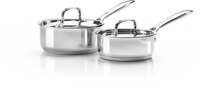 Napoleon Stainless Steel Saucepan Set (2-Piece) – 70046 Professional Cookware 1
