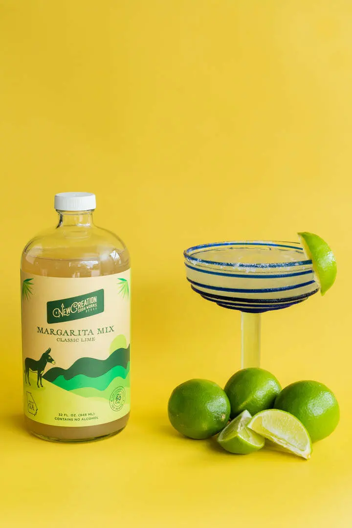 New Creation Soda Works | Classic Lime Margarita Mix – Ready-To-Use 1