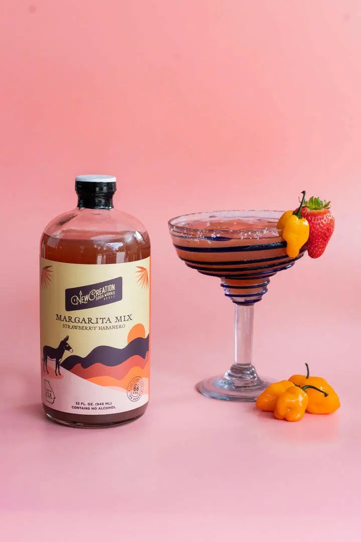New Creation Soda Works Strawberry Habanero Margarita Mix 1