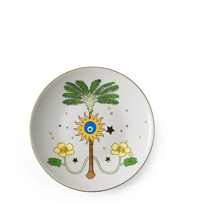 Nouri Multi-Use Salad And Dessert Plates – Set Of 4, Modern Stoneware 1