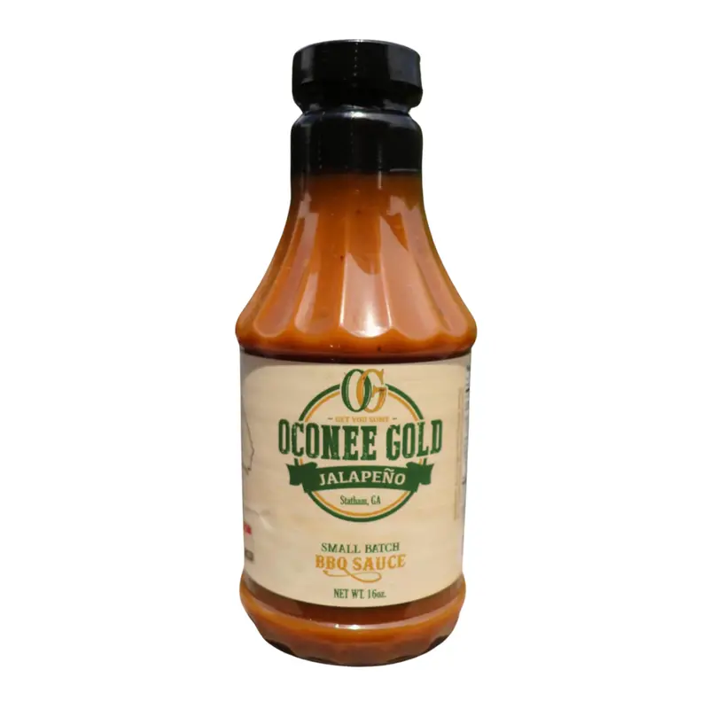 Oconee Gold Jalapeño Bbq Sauce – Fresh Pepper Kick & Balanced Smoke 1