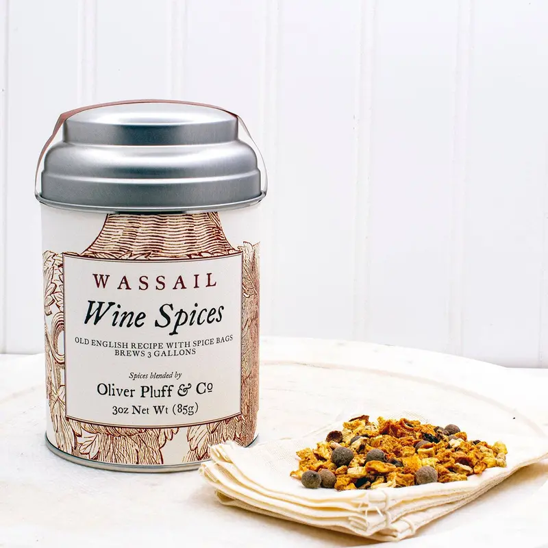 Oliver Pluff & Company Wine Spices Wassail Kit – Holiday Beverage Blend 1