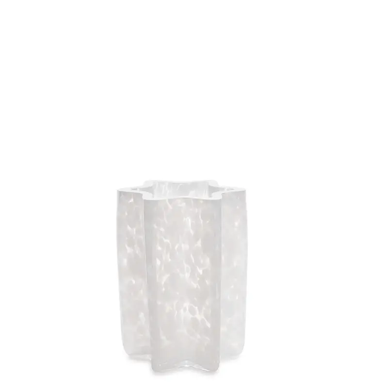 Opaline White Mini Star-Shaped Bucket 1