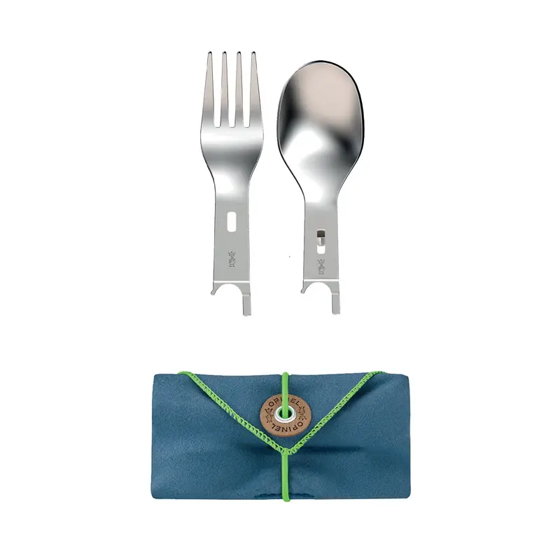 Opinel No. 8 Carbon Steel Folding Knife – Picnic Cutlery Set 1