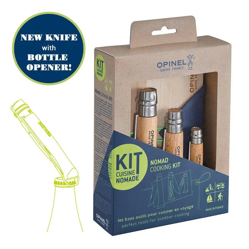 Opinel Nomad Multi-Tool Kit – Compact Folding Knife With Integrated Bottle Opener 1
