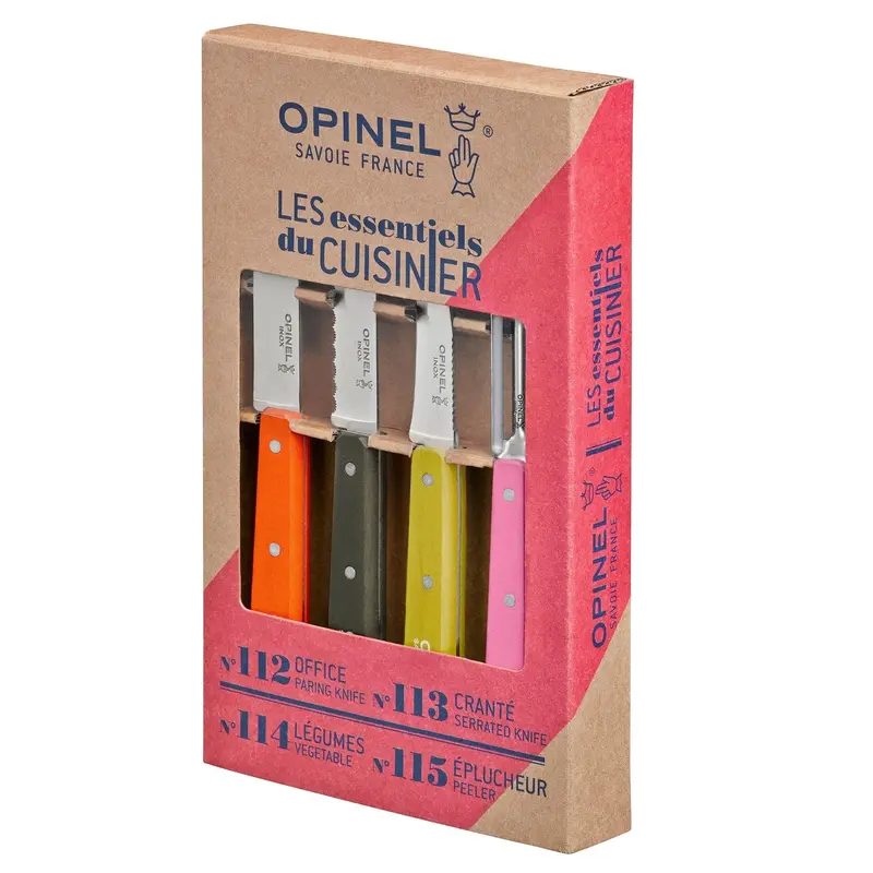 Opinel Retro Fifties-Themed Mini Kitchen Knife Set 1