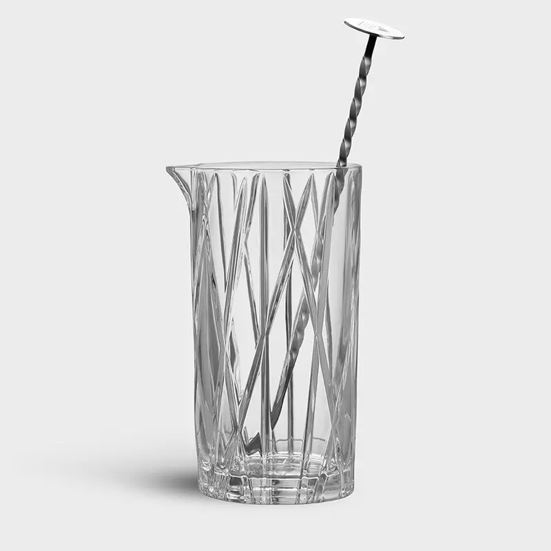 Orrefors City Mixing Glass With Integrated Stainless Steel Bar Spoon – Bar Kit Essential 1