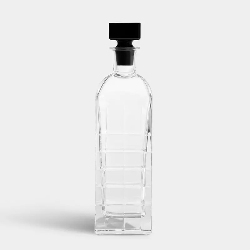 Orrefors Street Decanter With Airtight Stopper And Sleek Contoured Shape 1
