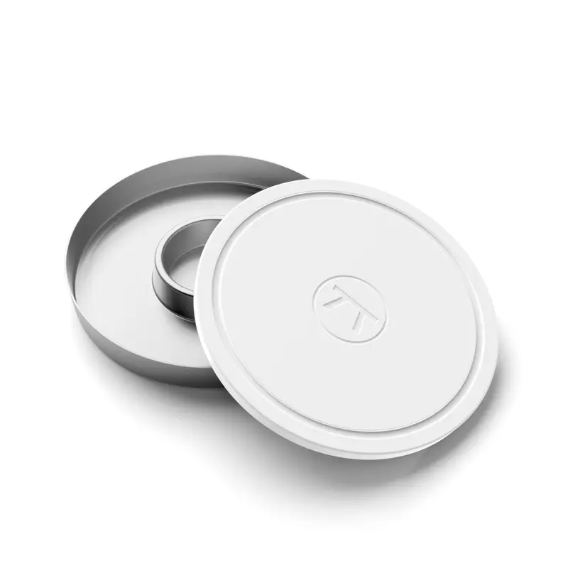 Outset 3-In-1 Stainless Steel Cocktail Rimmer For Salt, Sugar, And Spice 1