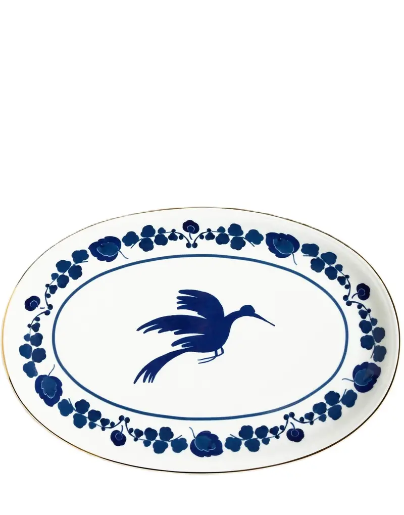Oval Wildbird Serving Platter For Entertaining 1
