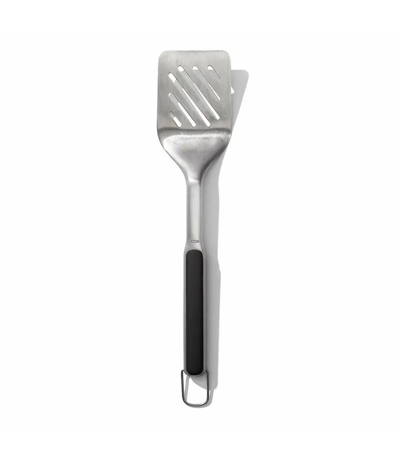 Oxo Grilling Turner – Wide, Sturdy Stainless Steel Flipper 1