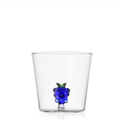 Pair Of Grape-Embellished Tumblers 1