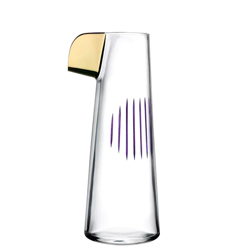 Parrot-Print Glass Water Carafe 1