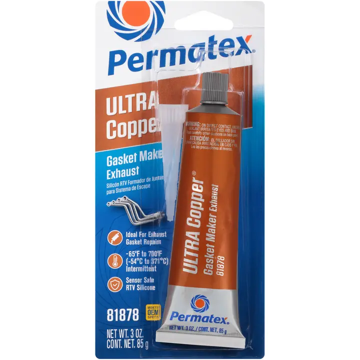 Permatex Ultra Copper Rtv Silicone Gasket Maker (3.5 Oz) 1