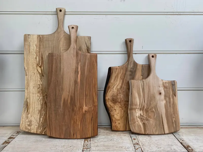 Peterman’S Ambrosia Maple Serving Board – 27" With Integrated Handle 1