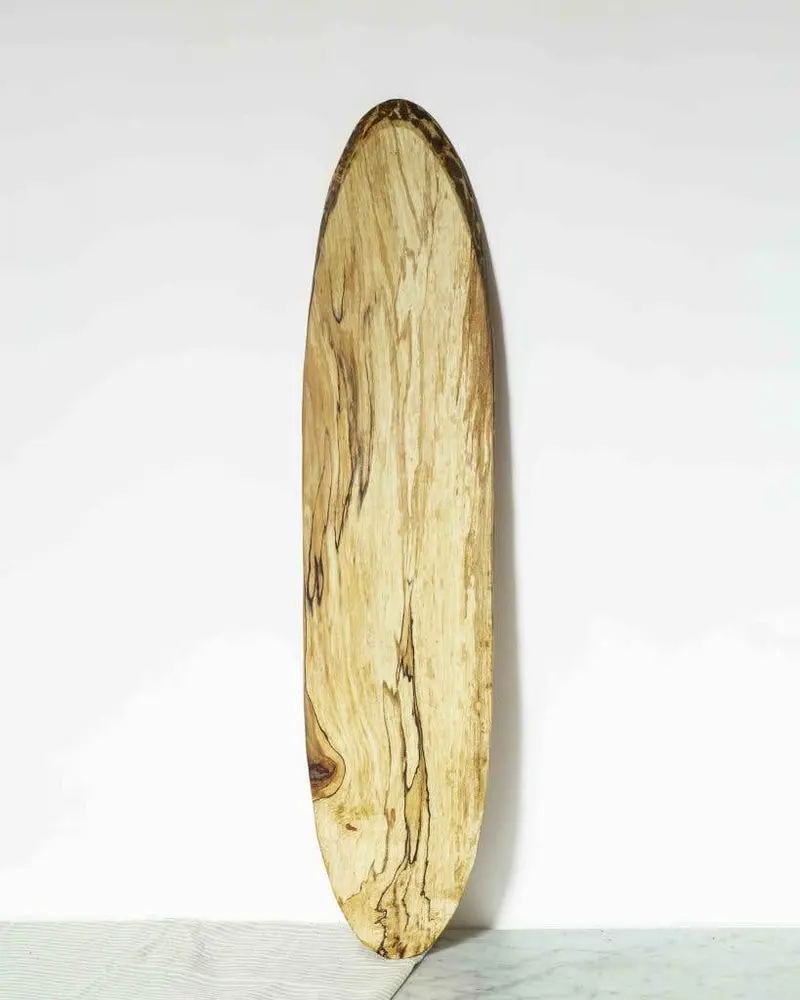 Peterman'S Boards And Bowls | Spalted Maple 26" X 6" Baguette Cutting Board 1