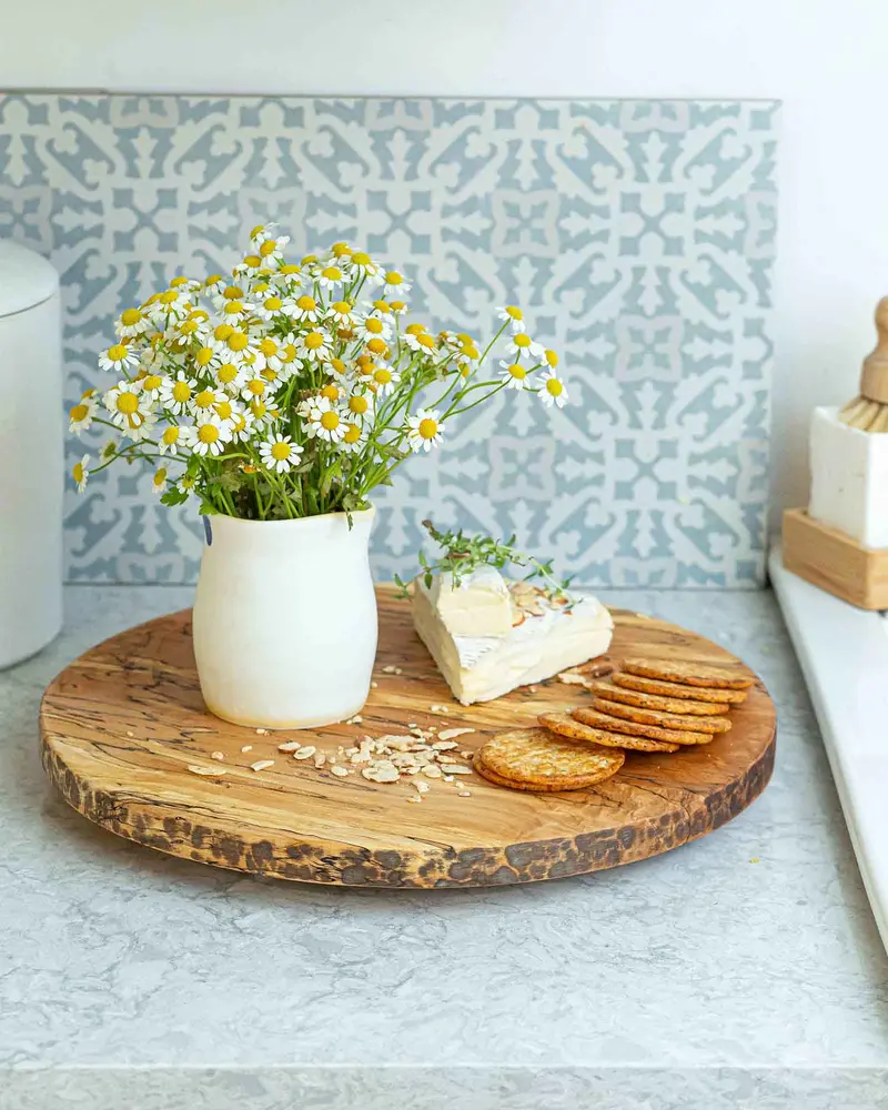 Peterman'S Boards And Bowls Spalted Maple Lazy Susan (20") 1