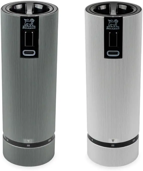 Peugeot Duo Line Electric Salt And Pepper Grinder Set 1