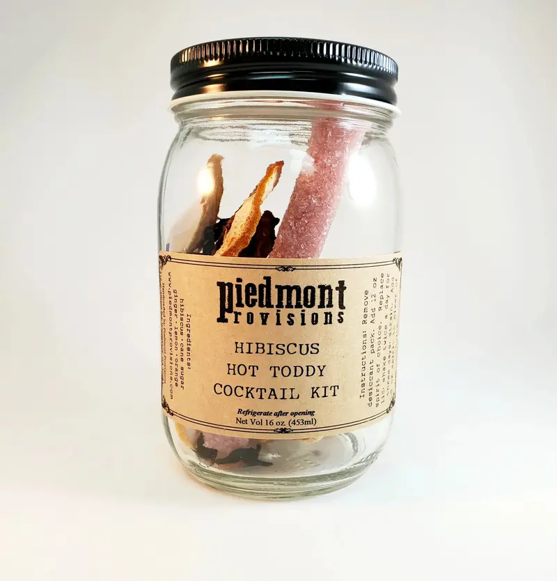Piedmont Provisions Hibiscus Hot Toddy Infusion Kit – Warm, Botanical Winter Drink 1