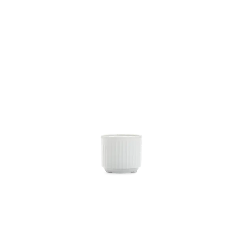 Pillivuyt Plissé Design Ceramic Egg Cup 1