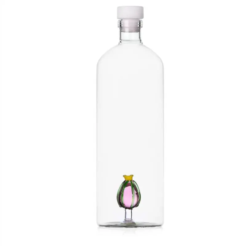 Pink Flower Cactus Bottle 1