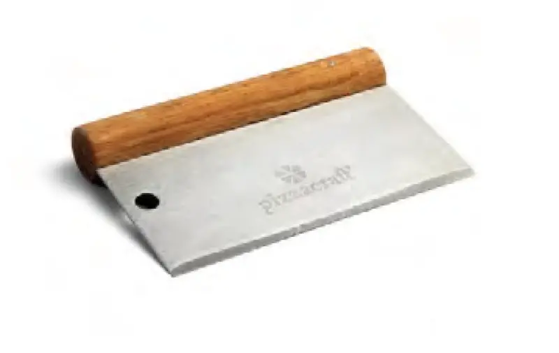 Pizzacraft Acacia Wood Dough Scraper For Pizza And Baking 1