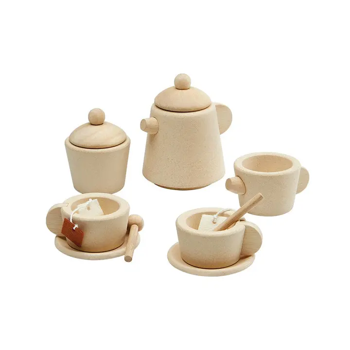 Plantoys Wooden Pretend Tea Party Set For Children – Eco-Friendly Toy 1