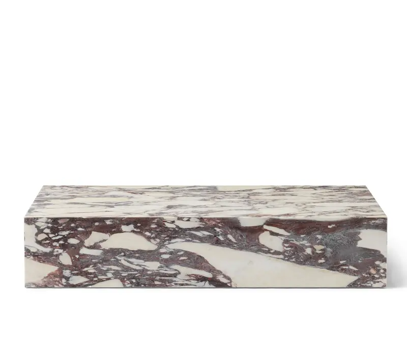 Plinth Grand Calacatta Viola Marble Display Stand – Luxury Stone Base 1