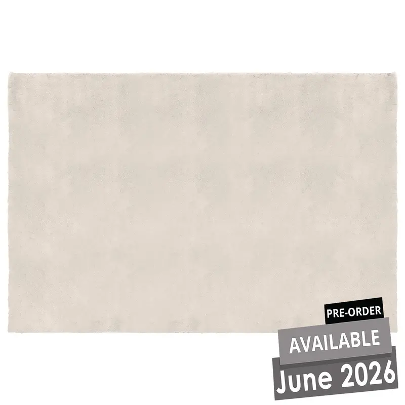 Plush Faux Rabbit Fur Accent Rug – 100 × 150 Cm 1