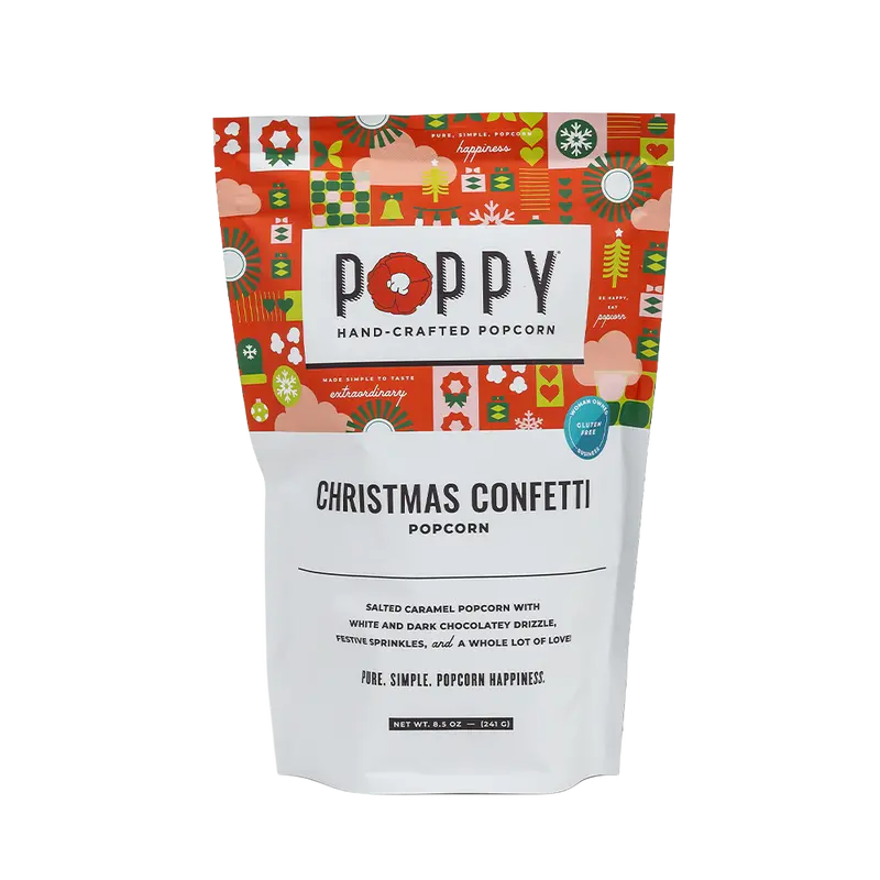 Poppy Artisan Popcorn – Festive Confetti Blend 1