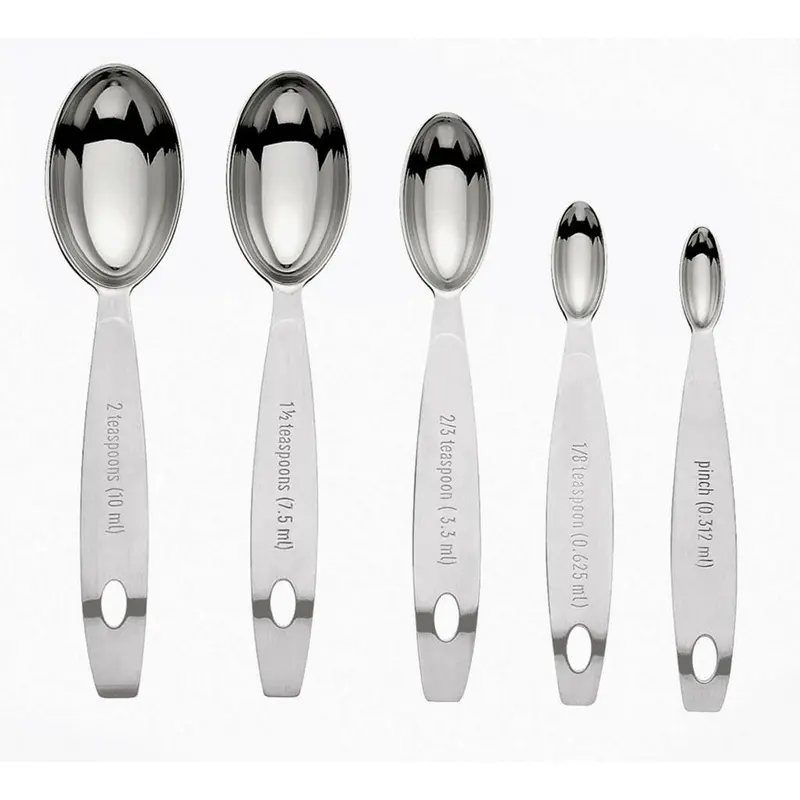 Precision Stainless Steel Measuring Spoons | Cuisipro Set 1
