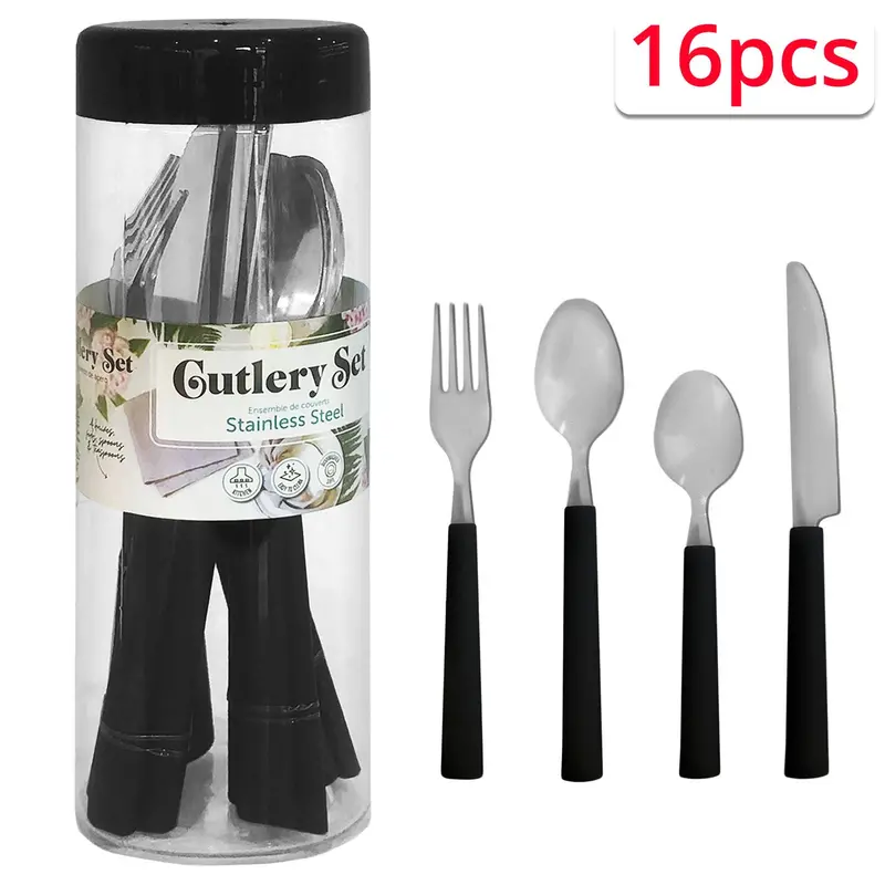 Premium 16-Piece Cutlery Set – Stainless Steel Flatware For 4 People (Forks, Knives, Spoons) 1