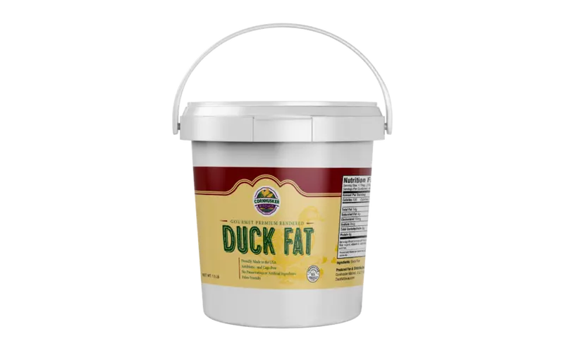 Premium Rendered Duck Fat – 1.5 Lb Food-Grade Tub 1