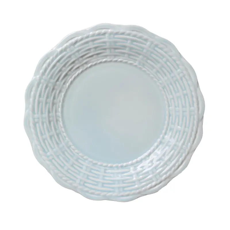 Provvista Basket Jubilee Salad Plate In Maritime Blue 1
