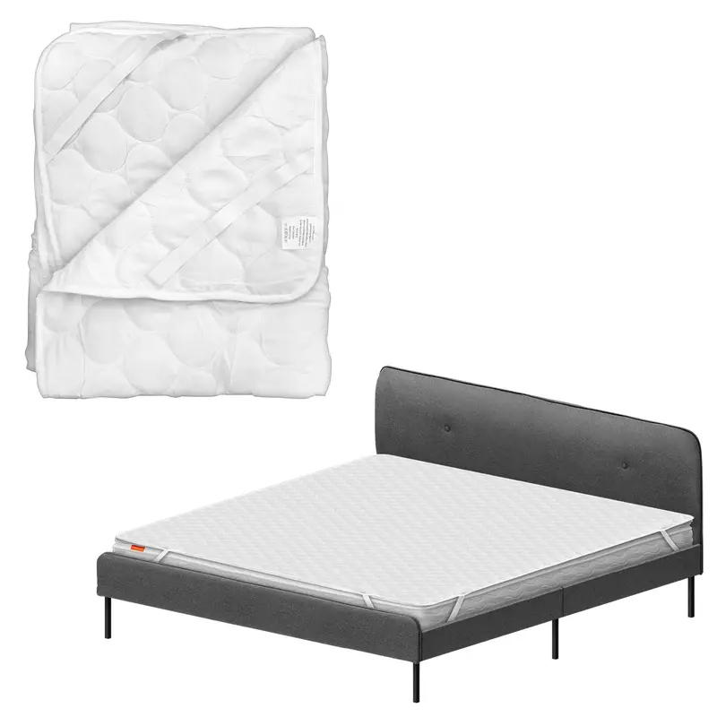 Quilted King-Size Mattress Protector For Comfort And Protection 1
